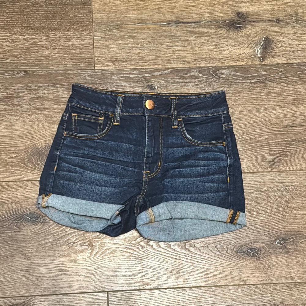 American Eagle hi rise shortie 0